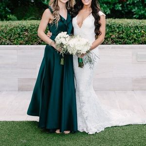 BHLDN: Tansy Satin Charmeuse Maxi Dress